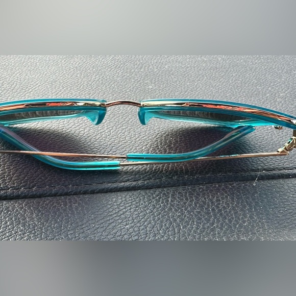 Diff Eyewear Turquoise Ice Crystal Turquoise Ice Mirror Sunglasses - Picture 5 of 8
